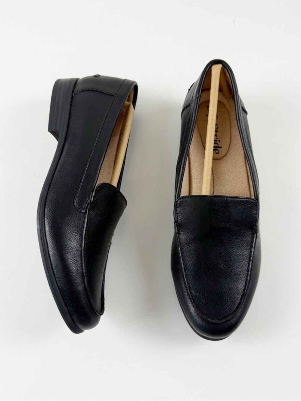 LifeStride Margot Slip On Loafers Womens 6M Black Faux Leather Flats NEW